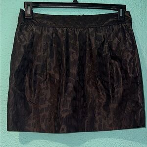 GAP Black Patterned Mini Skirt